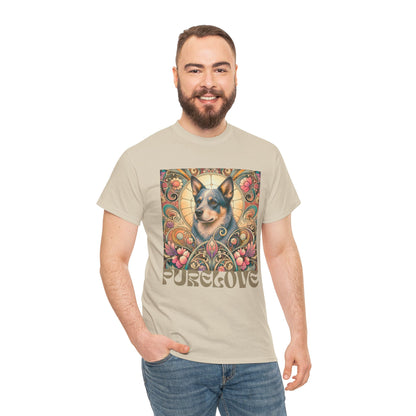 Australian Blue Heeler Vintage Graphic T-Shirt – Unisex Cotton Tee for Dog Lovers