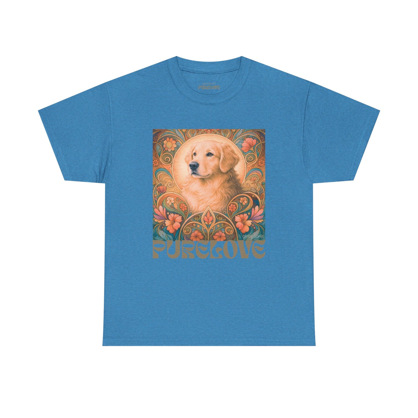 Golden Retriever Vintage Graphic T-shirt - Unisex Cotton Tee for Dog Lovers