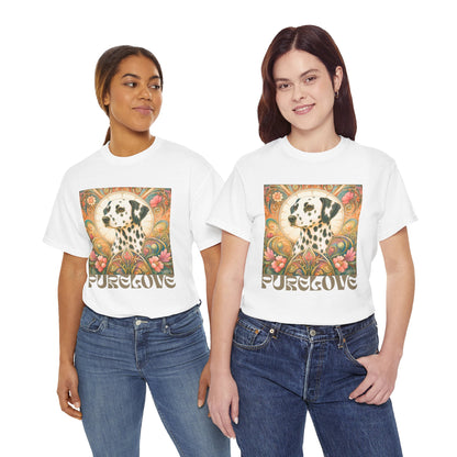 Dalmatian Vintage Graphic T-Shirt – Unisex Cotton Tee for Dog Lovers