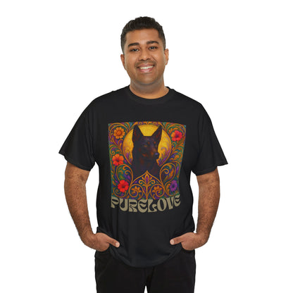 Black Kelpie Vintage Graphic T-Shirt – Unisex Cotton Tee for Dog Lovers