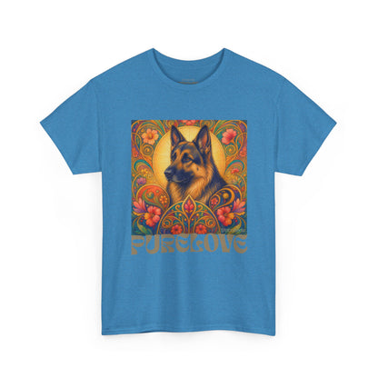 German Shepherd Vintage Graphic T-Shirt – Unisex Cotton Tee for Dog Lovers