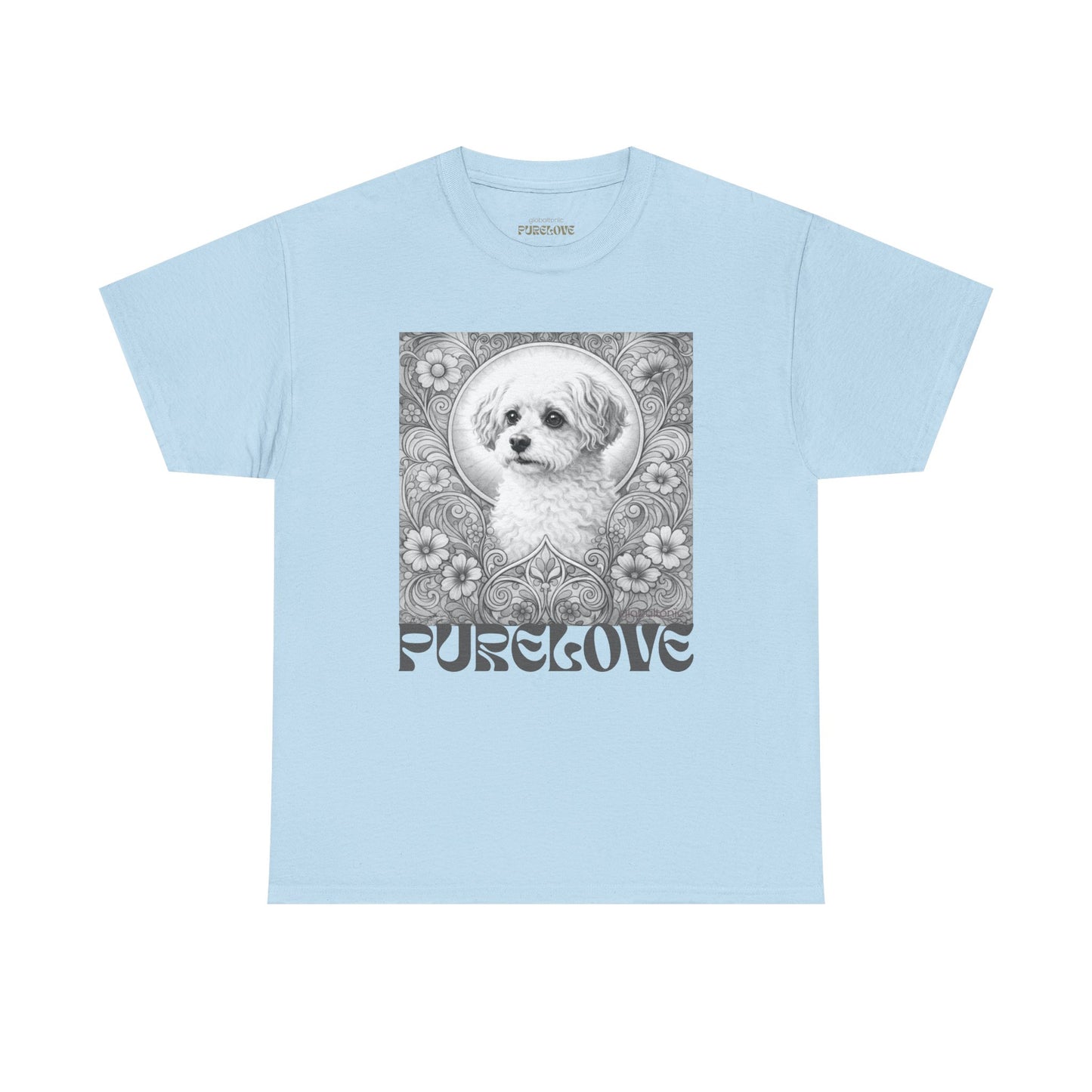 Foxypoo (Foodle) Vintage Graphic T-Shirt – Unisex Cotton Tee for Dog Lovers (Black & White)