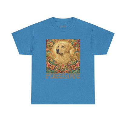 Golden Labrador Vintage Graphic T-shirt - Unisex Cotton Tee for Dog Lovers