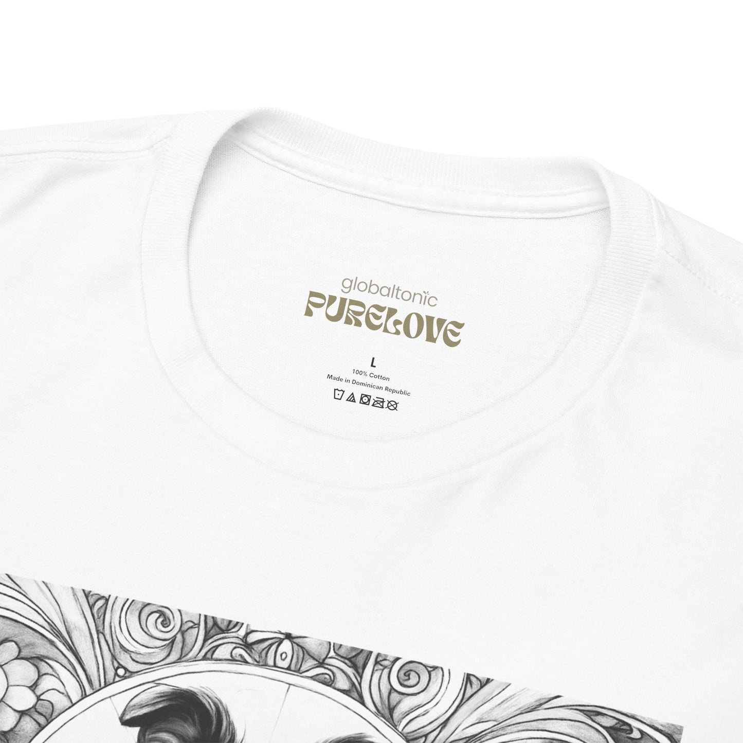 Collie Vintage Unisex Cotton Tee for Dog Lovers (Black & White)