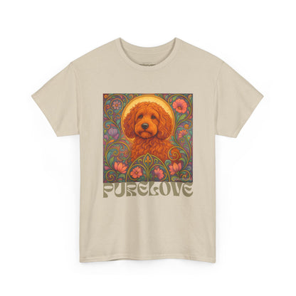 Red Cockapoo (Spoodle) Vintage Graphic T-Shirt – Unisex Cotton Tee for Dog Lovers