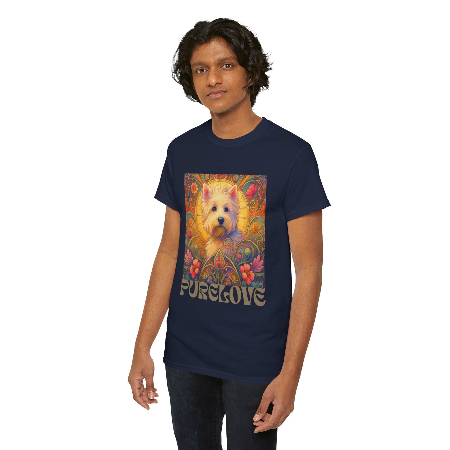 West Highland Terrier (Westie) Vintage Graphic T-Shirt – Unisex Cotton Tee for Dog Lovers