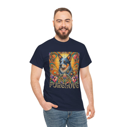 Australian Blue Heeler Vintage Graphic T-Shirt – Unisex Cotton Tee for Dog Lovers