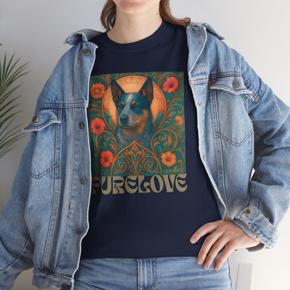 Australian Blue Heeler Vintage Graphic T-Shirt – Unisex Cotton Tee for Dog Lovers