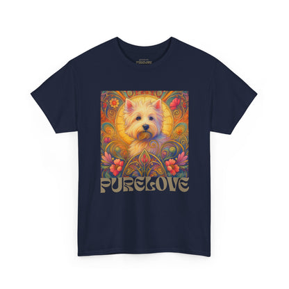 West Highland Terrier (Westie) Vintage Graphic T-Shirt – Unisex Cotton Tee for Dog Lovers