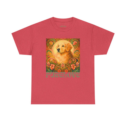 Golden Retriever Vintage Graphic T-shirt - Unisex Cotton Tee for Dog Lovers