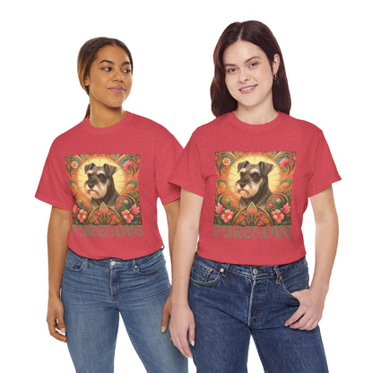 Schnauzer Vintage Graphic T-Shirt – Unisex Cotton Tee for Dog Lovers