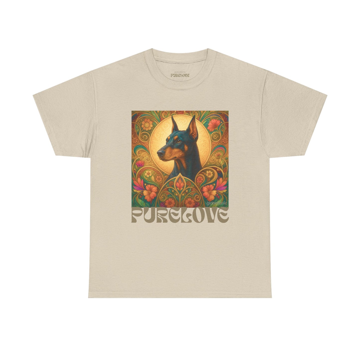 Doberman Vintage Graphic T-shirt - Unisex Cotton Tee for Dog Lovers