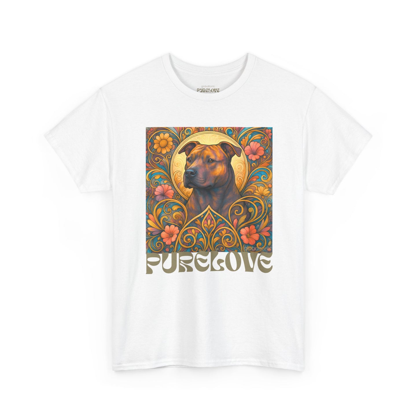 Staffy (Staffordshire) Bull Terrier Vintage Graphic T-Shirt – Unisex Cotton Tee for Dog Lovers