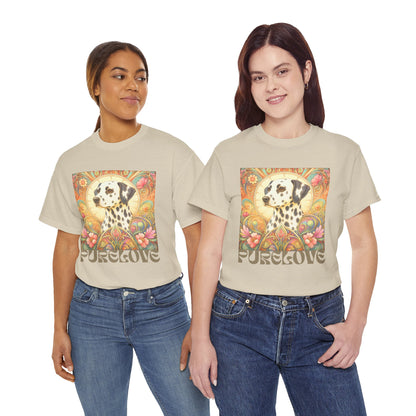 Dalmatian Vintage Graphic T-Shirt – Unisex Cotton Tee for Dog Lovers