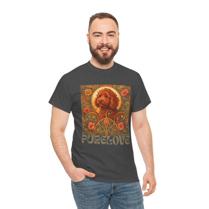 Red Cavapoo (Cavoodle) Vintage Graphic T-Shirt – Unisex Cotton Tee for Dog Lovers