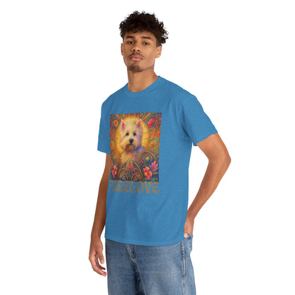 West Highland Terrier (Westie) Vintage Graphic T-Shirt – Unisex Cotton Tee for Dog Lovers