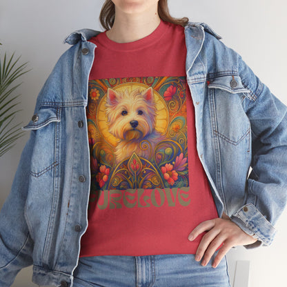 West Highland Terrier (Westie) Vintage Graphic T-Shirt – Unisex Cotton Tee for Dog Lovers