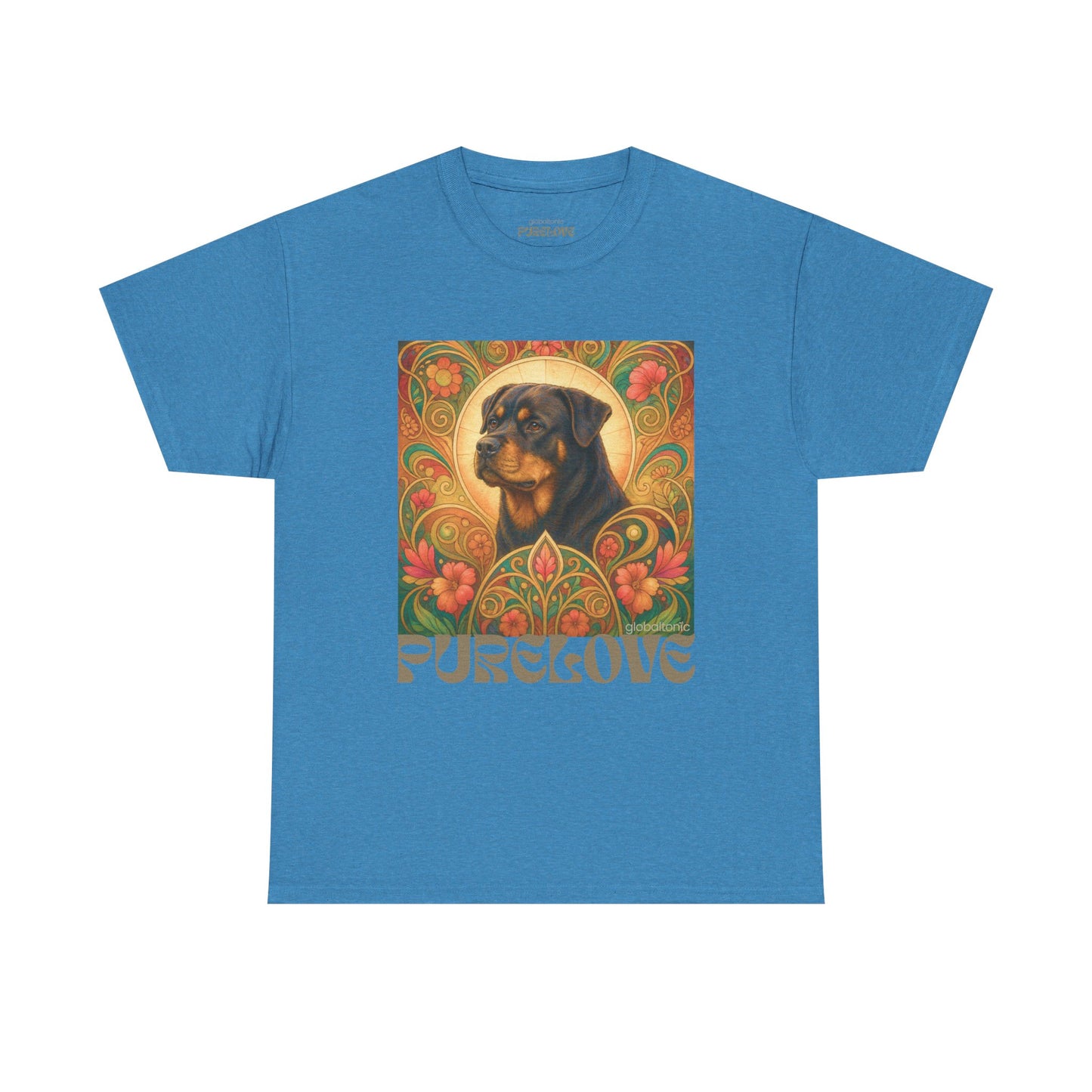 Rottweiler Buddha Vintage Graphic T-Shirt – Unisex Cotton Tee for Dog Lovers