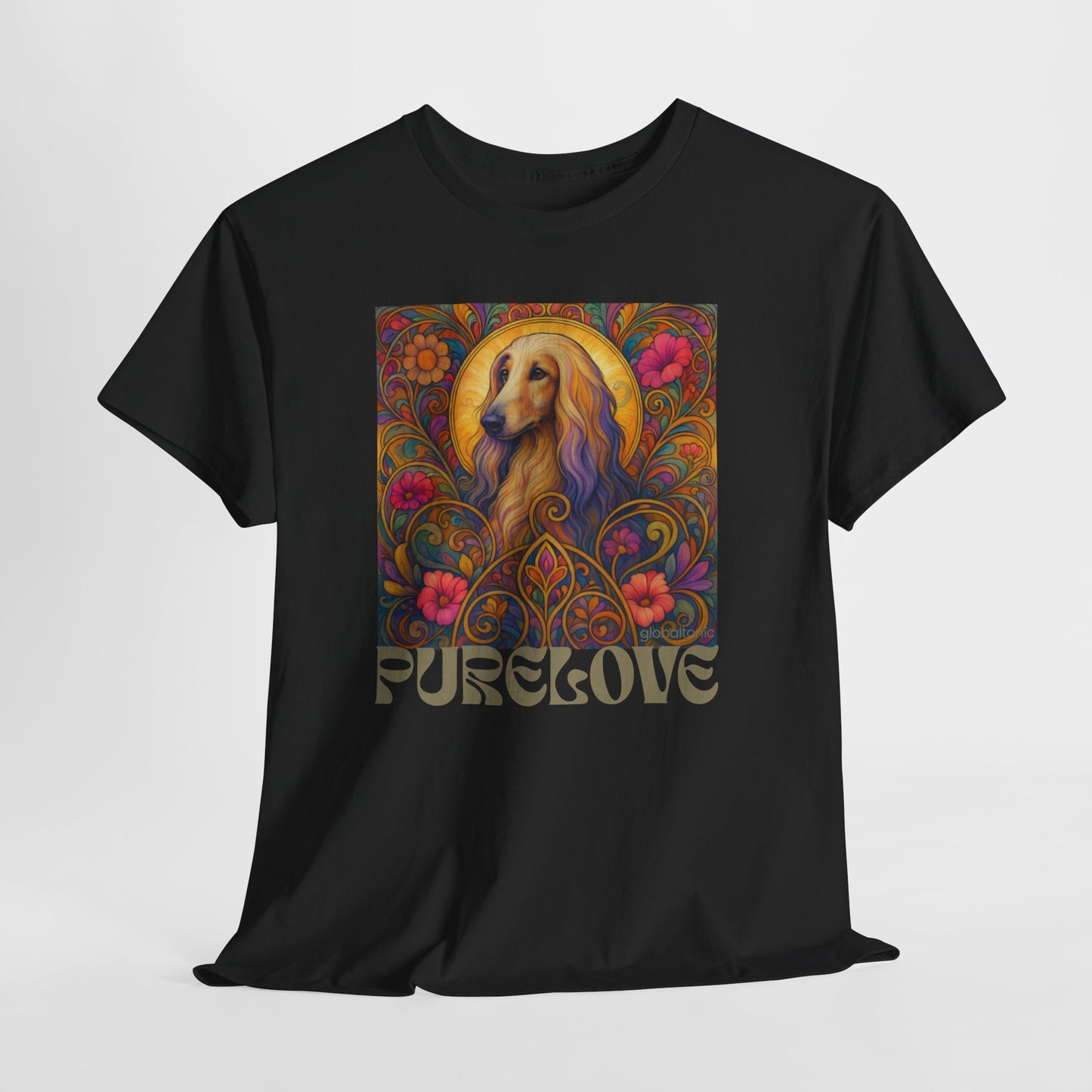Afghan Vintage Graphic T-Shirt – Unisex Cotton Tee for Dog Lovers