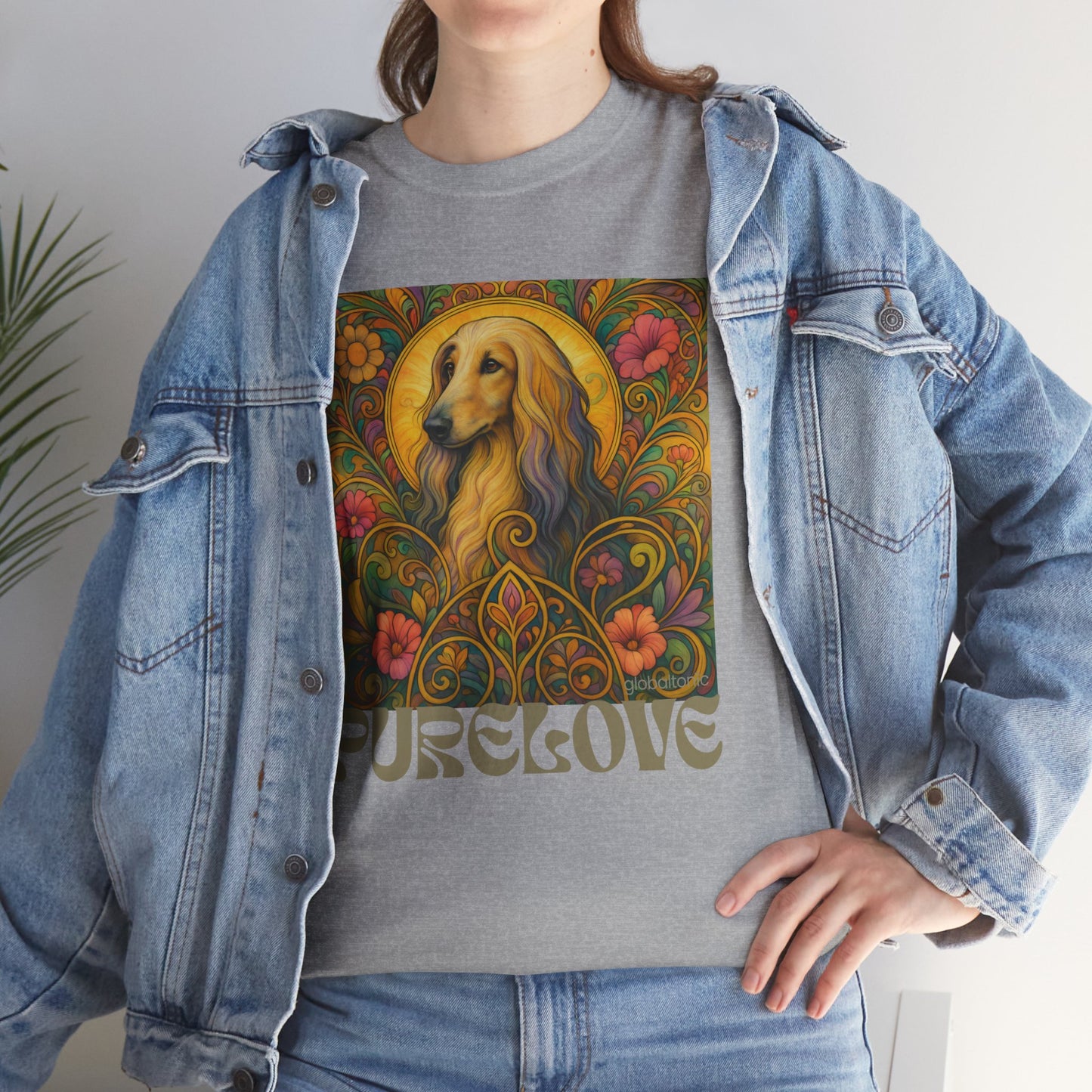 Afghan Vintage Graphic T-Shirt – Unisex Cotton Tee for Dog Lovers
