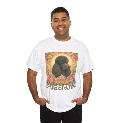 Poodle Black Vintage Graphic T-Shirt – Unisex Cotton Tee for Dog Lovers
