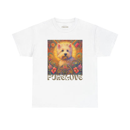 West Highland Terrier (Westie) Vintage Graphic T-Shirt – Unisex Cotton Tee for Dog Lovers