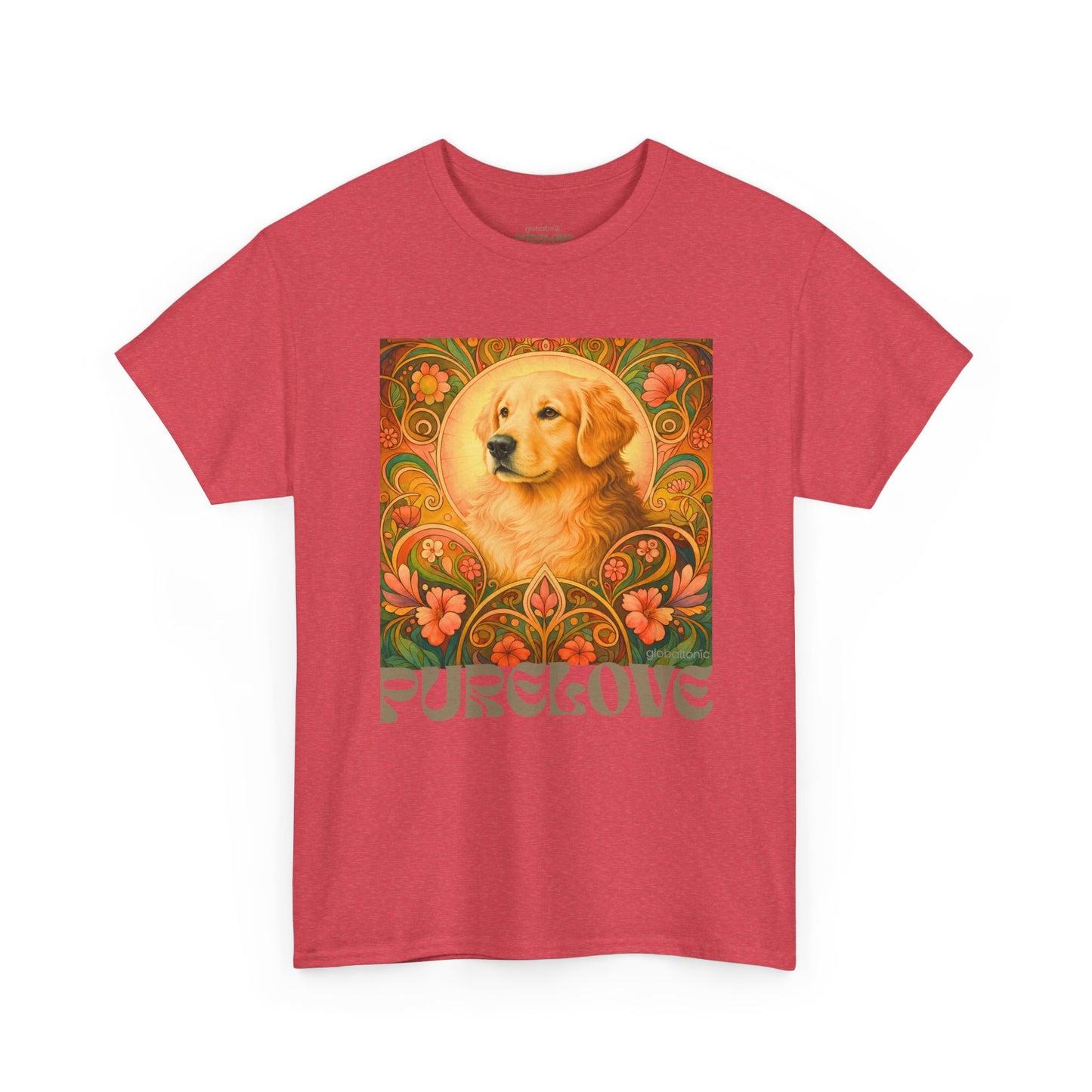 Golden Retriever Vintage Graphic T-shirt - Unisex Cotton Tee for Dog Lovers