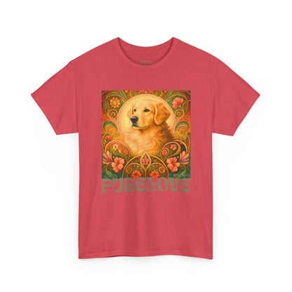 Golden Retriever Vintage Graphic T-shirt - Unisex Cotton Tee for Dog Lovers