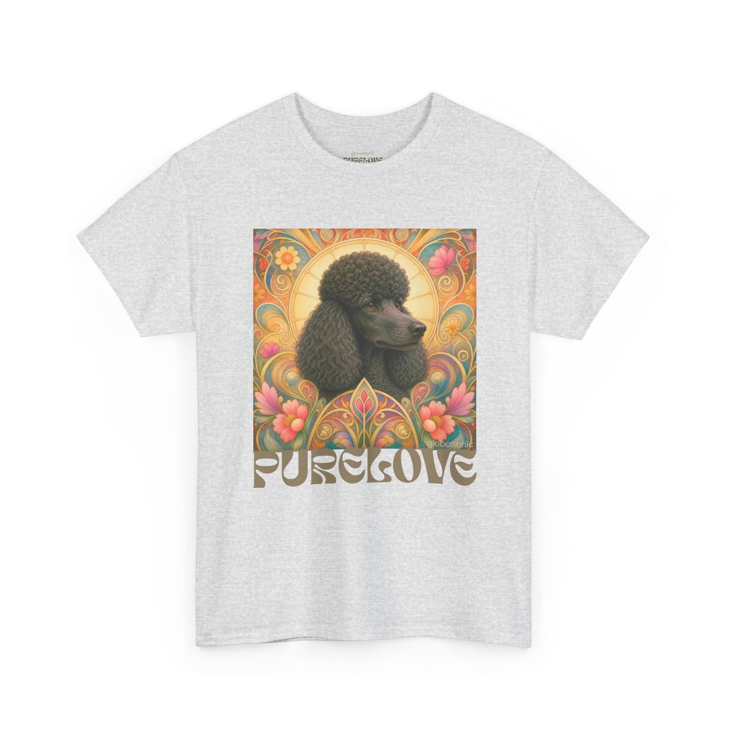Poodle Black Vintage Graphic T-Shirt – Unisex Cotton Tee for Dog Lovers