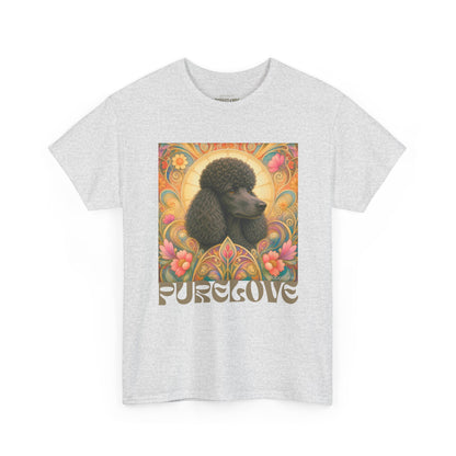 Poodle Black Vintage Graphic T-Shirt – Unisex Cotton Tee for Dog Lovers