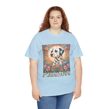 Dalmatian Vintage Graphic T-Shirt – Unisex Cotton Tee for Dog Lovers