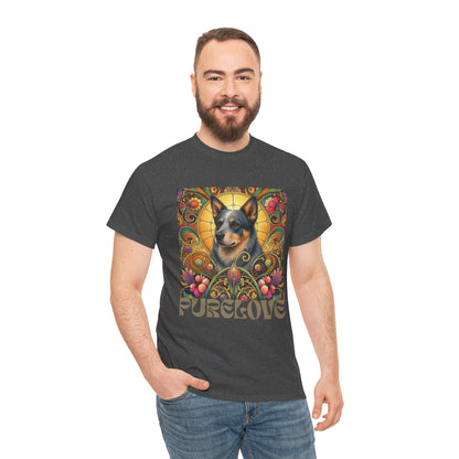 Australian Blue Heeler Vintage Graphic T-Shirt – Unisex Cotton Tee for Dog Lovers