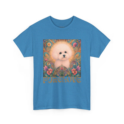 Bichon Frise Vintage Graphic T-Shirt – Unisex Cotton Tee for Dog Lovers