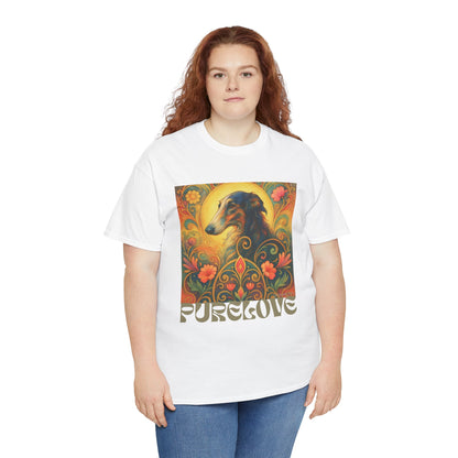 Borzoi Vintage Graphic T-Shirt – Unisex Cotton Tee for Dog Lovers