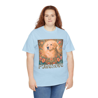 Golden Retriever Vintage Graphic T-shirt - Unisex Cotton Tee for Dog Lovers