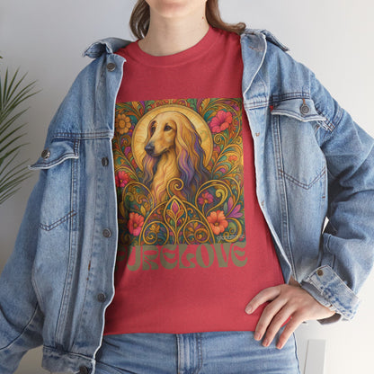 Afghan Vintage Graphic T-Shirt – Unisex Cotton Tee for Dog Lovers