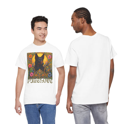 Black Kelpie Vintage Graphic T-Shirt – Unisex Cotton Tee for Dog Lovers