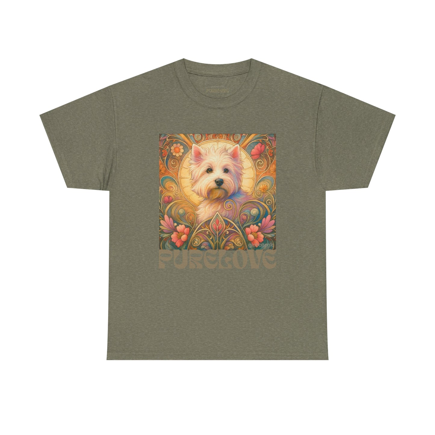 West Highland Terrier (Westie) Vintage Graphic T-Shirt – Unisex Cotton Tee for Dog Lovers