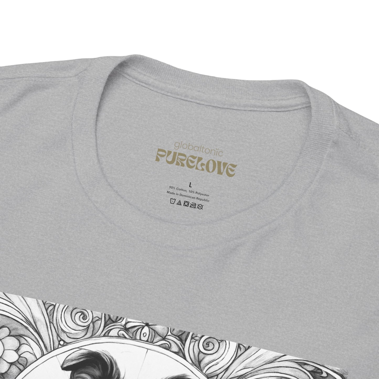 Collie Vintage Unisex Cotton Tee for Dog Lovers (Black & White)