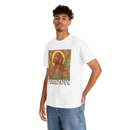 Red Cavapoo (Cavoodle) Vintage Graphic T-Shirt – Unisex Cotton Tee for Dog Lovers