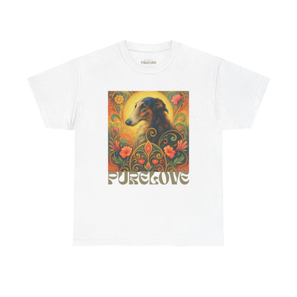 Borzoi Vintage Graphic T-Shirt – Unisex Cotton Tee for Dog Lovers