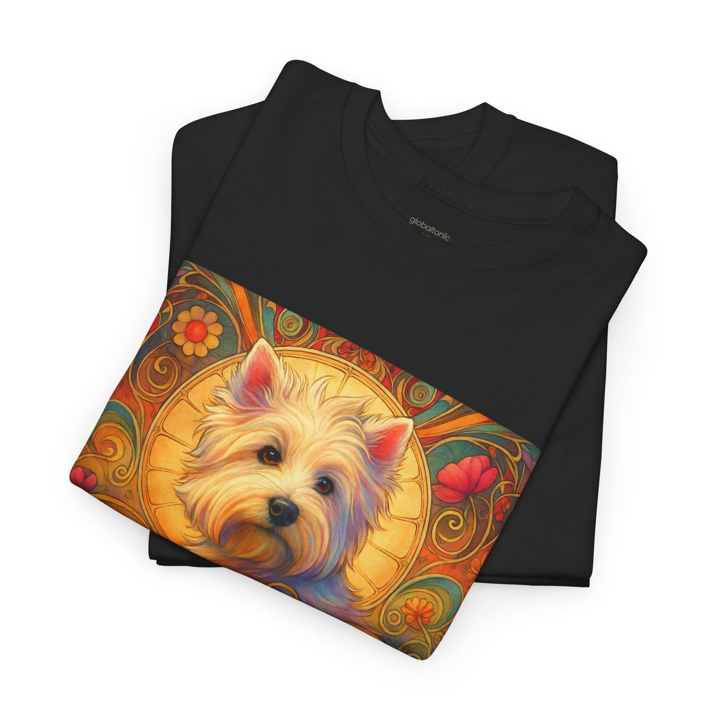 West Highland Terrier (Westie) Vintage Graphic T-Shirt – Unisex Cotton Tee for Dog Lovers