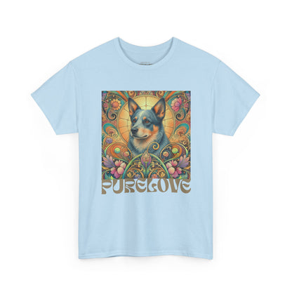 Australian Blue Heeler Vintage Graphic T-Shirt – Unisex Cotton Tee for Dog Lovers