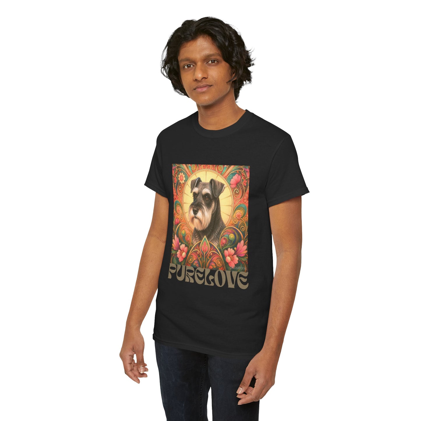 Schnauzer Vintage Graphic T-Shirt – Unisex Cotton Tee for Dog Lovers