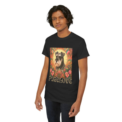 Schnauzer Vintage Graphic T-Shirt – Unisex Cotton Tee for Dog Lovers