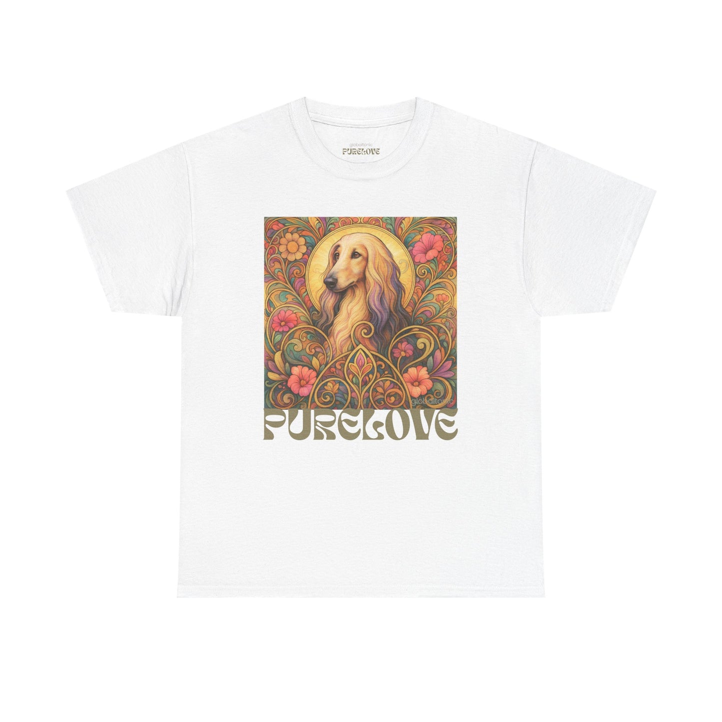 Afghan Vintage Graphic T-Shirt – Unisex Cotton Tee for Dog Lovers