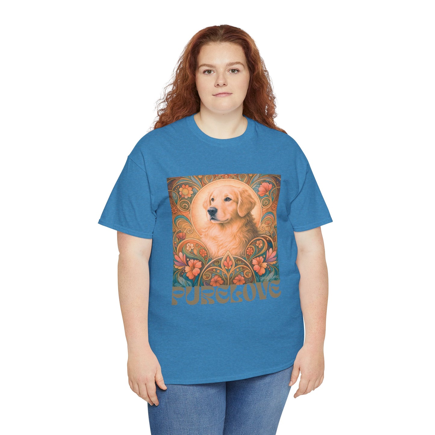 Golden Retriever Vintage Graphic T-shirt - Unisex Cotton Tee for Dog Lovers