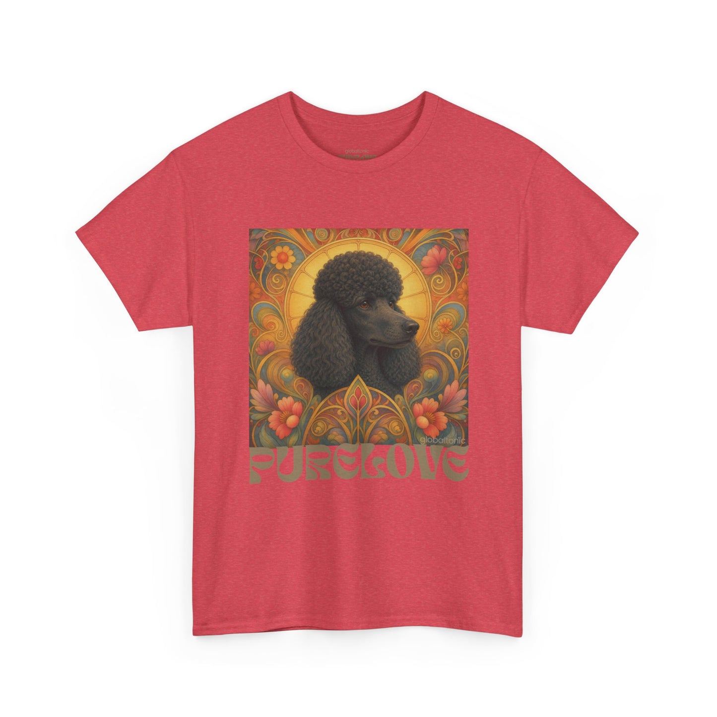 Poodle Black Vintage Graphic T-Shirt – Unisex Cotton Tee for Dog Lovers