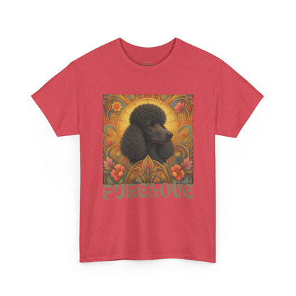 Poodle Black Vintage Graphic T-Shirt – Unisex Cotton Tee for Dog Lovers