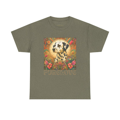 Dalmatian Vintage Graphic T-Shirt – Unisex Cotton Tee for Dog Lovers